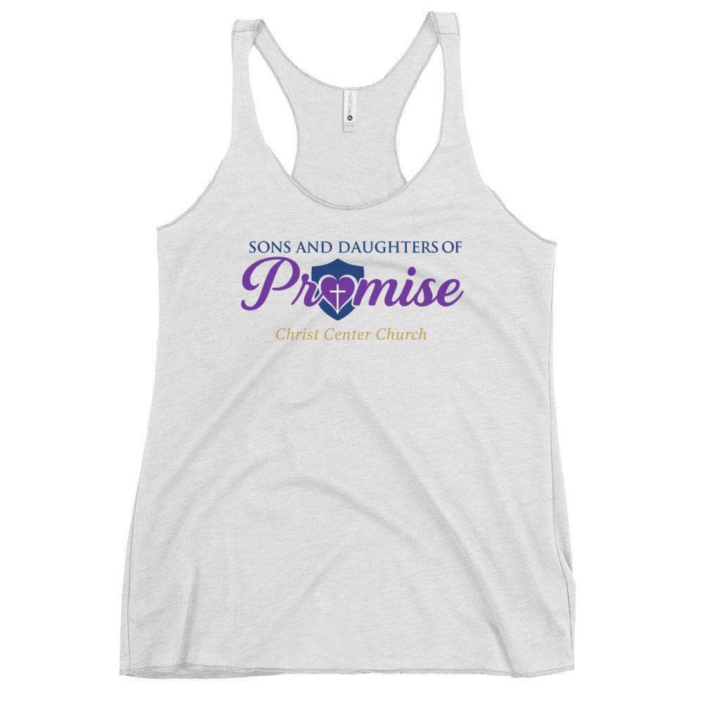 Performance | Thin Racerback Tank Top | Sons and Daughters of Promise, Inc. | Sons and Daughters Logo
