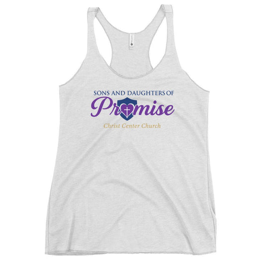 Performance | Thin Racerback Tank Top | Sons and Daughters of Promise, Inc. | Sons and Daughters Logo