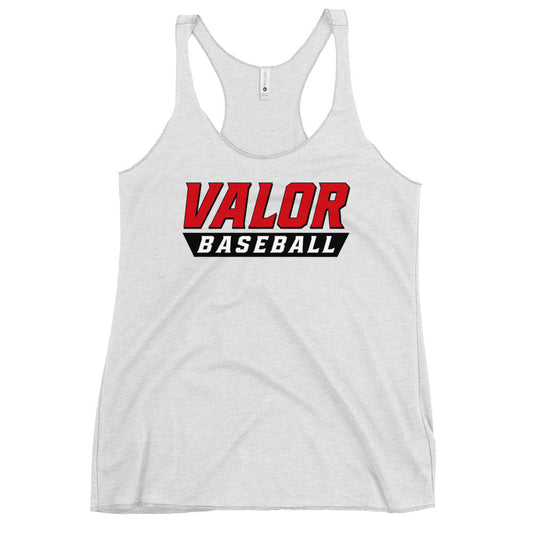 Performance | Thin Racerback Tank Top | South Bend Valor Baseball | Emblem Logo