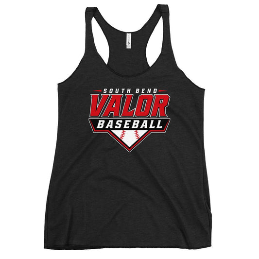 Performance | Thin Racerback Tank Top | South Bend Valor Baseball | Vanguard Logo