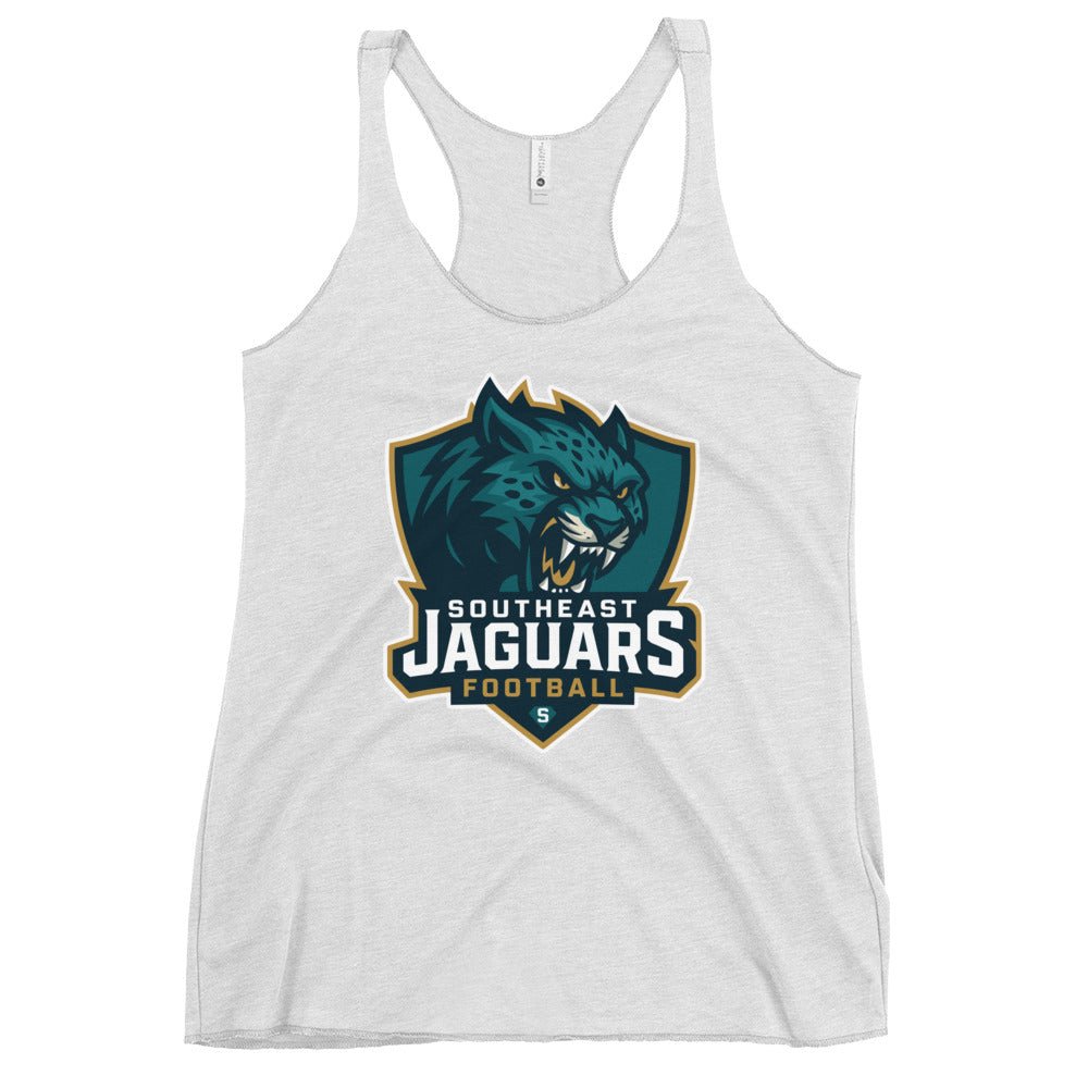 Performance | Thin Racerback Tank Top | Southeast Jaguars | Shield Logo
