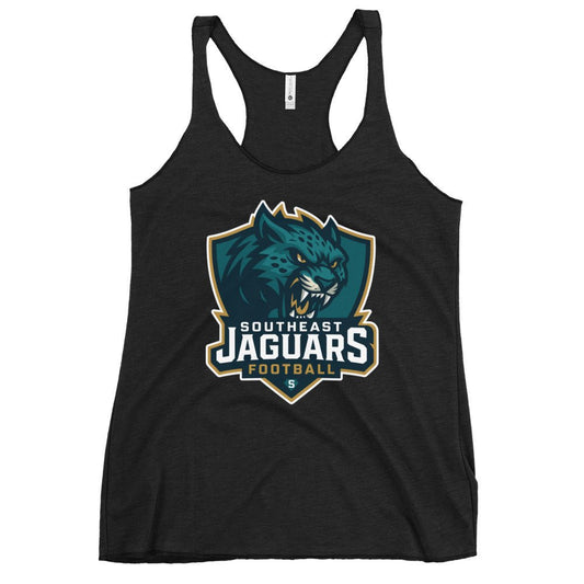 Performance | Thin Racerback Tank Top | Southeast Jaguars | Shield Logo
