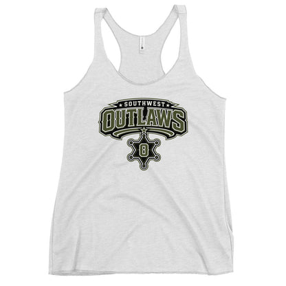 Performance | Thin Racerback Tank Top | Southwest Outlaws | Frontier Athletics Logo