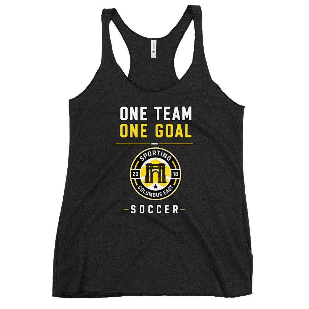 Performance | Thin Racerback Tank Top | Sporting Columbus East | Crest Logo