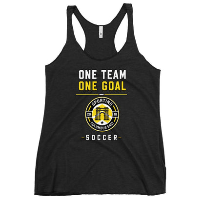 Performance | Thin Racerback Tank Top | Sporting Columbus East | Crest Logo