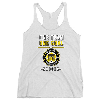 Performance | Thin Racerback Tank Top | Sporting Columbus East | Crest Logo
