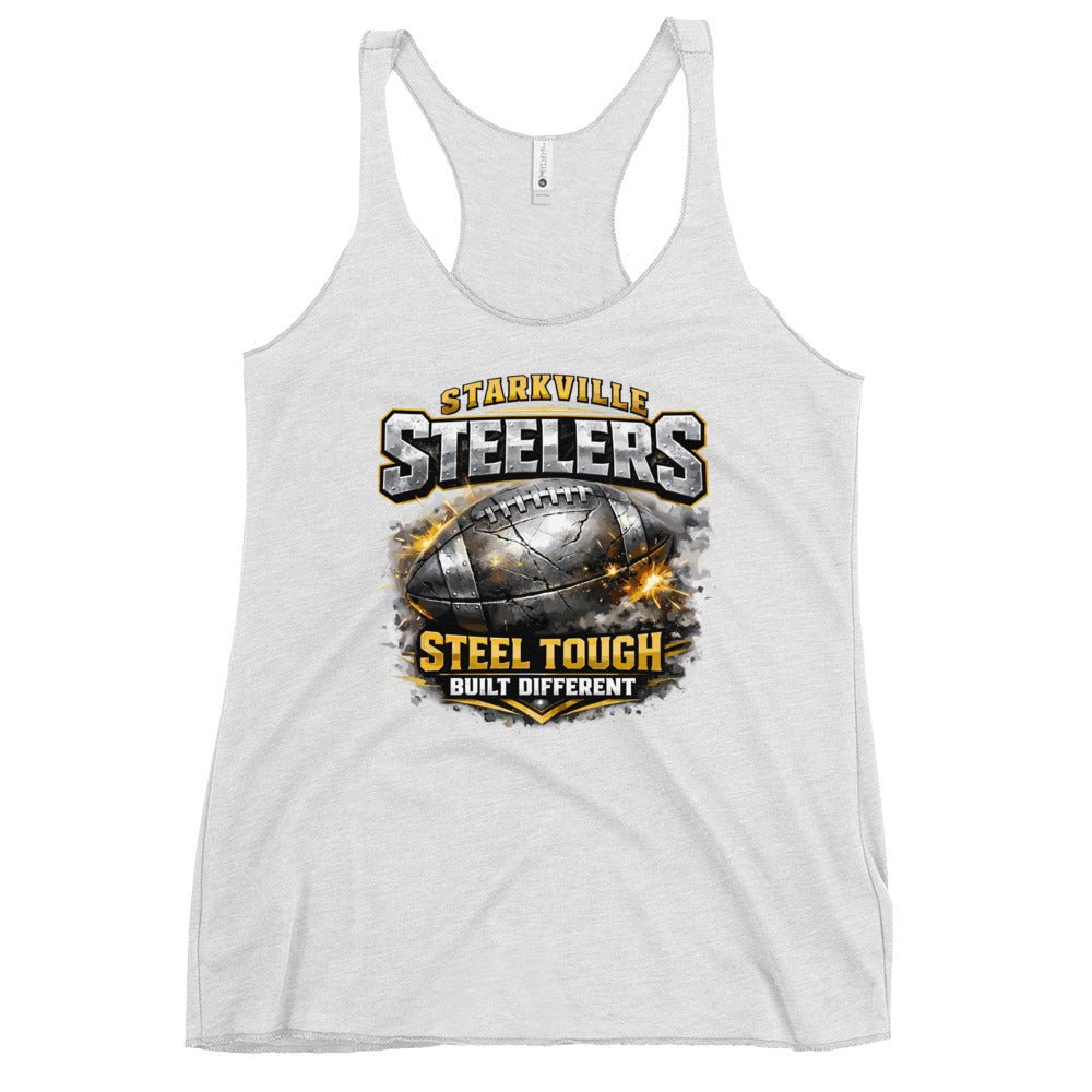 Performance | Thin Racerback Tank Top | Starkville Steelers | Icon Logo