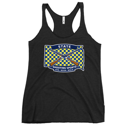 Performance | Thin Racerback Tank Top | State Shooting Sports | Flag Logo