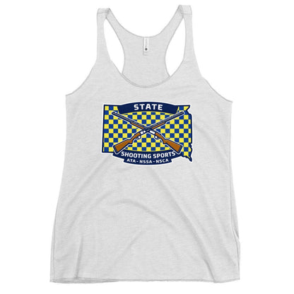 Performance | Thin Racerback Tank Top | State Shooting Sports | Flag Logo