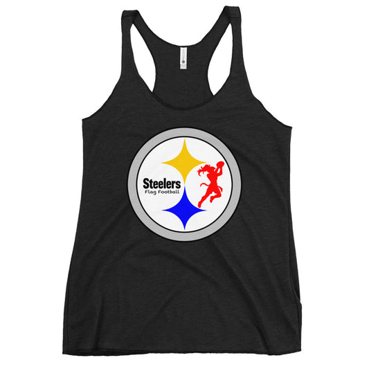 Performance | Thin Racerback Tank Top | Staten Island Steelers | Badge Logo
