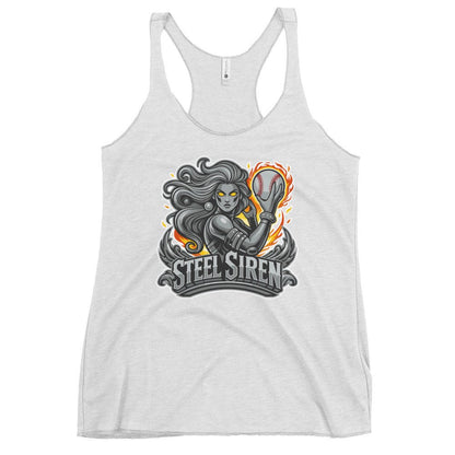 Performance | Thin Racerback Tank Top | STEEL SIREN | Mascot Logo