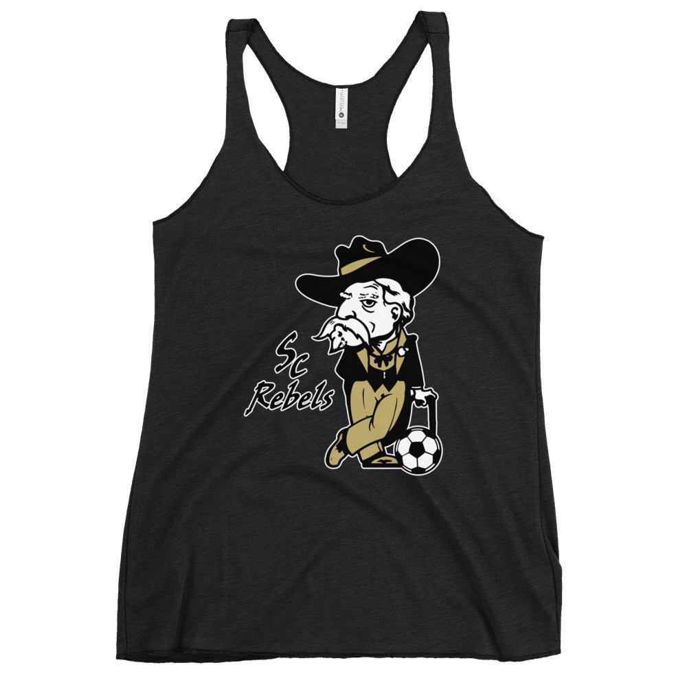 Performance | Thin Racerback Tank Top | Stewart County Soccer | Mascot Logo