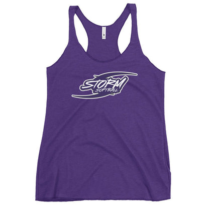 Performance | Thin Racerback Tank Top | Storm Softball | Storm Logo
