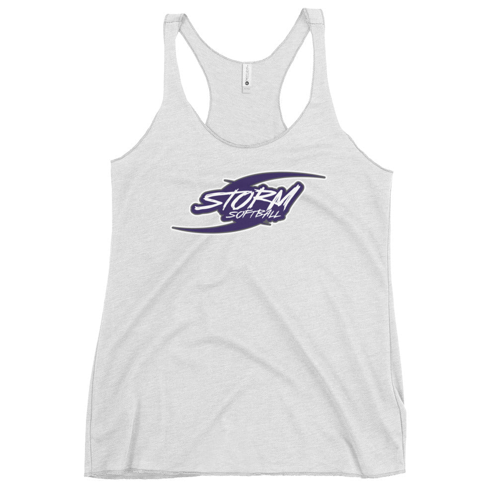 Performance | Thin Racerback Tank Top | Storm Softball | Storm Logo