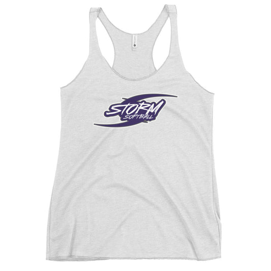 Performance | Thin Racerback Tank Top | Storm Softball | Storm Logo