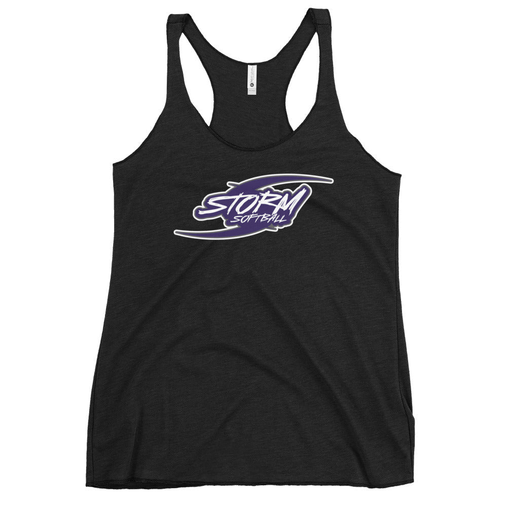 Performance | Thin Racerback Tank Top | Storm Softball | Storm Logo