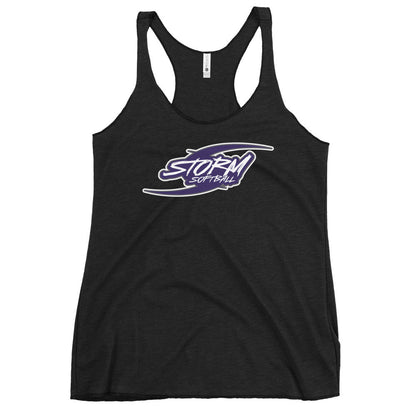 Performance | Thin Racerback Tank Top | Storm Softball | Storm Logo