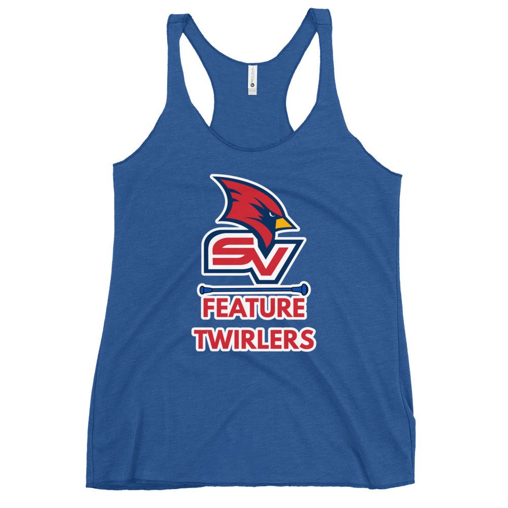 Performance | Thin Racerback Tank Top | SVSU Feature twirlers | Icon Logo