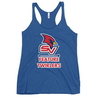 Performance | Thin Racerback Tank Top | SVSU Feature twirlers | Icon Logo