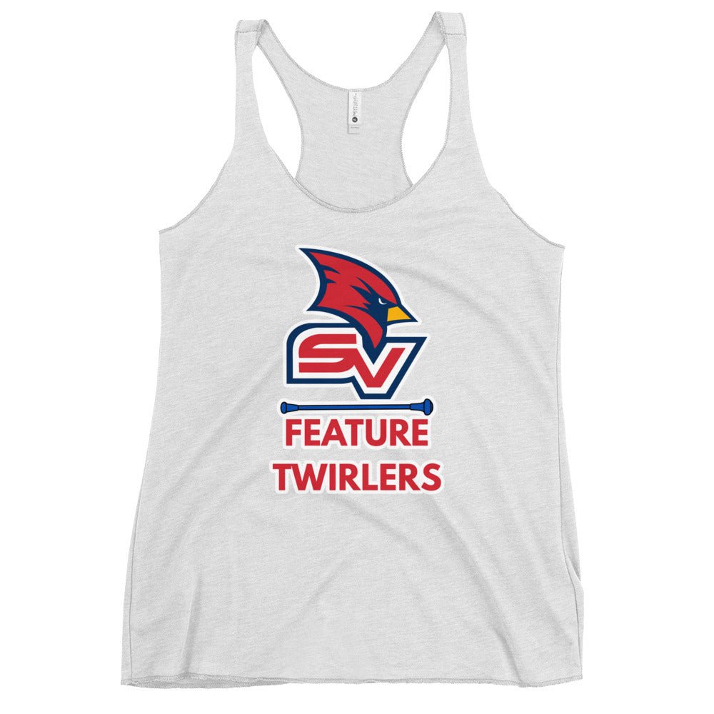 Performance | Thin Racerback Tank Top | SVSU Feature twirlers | Icon Logo