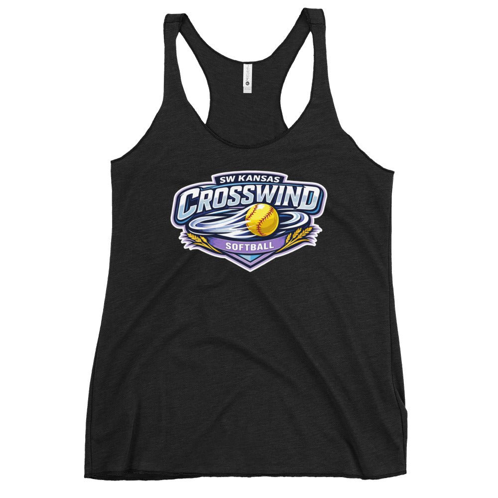Performance | Thin Racerback Tank Top | SW Kansas Crosswind | Shield Logo