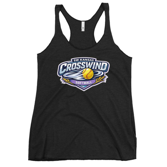 Performance | Thin Racerback Tank Top | SW Kansas Crosswind | Shield Logo