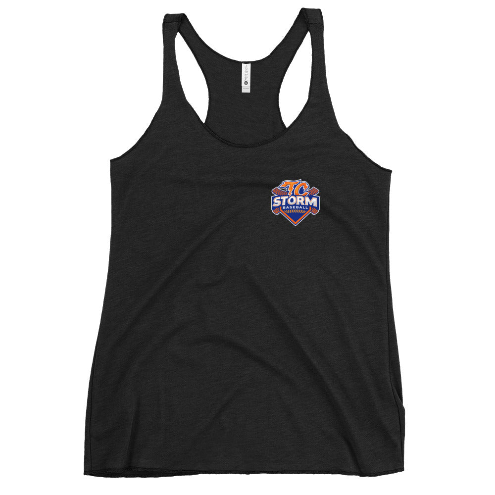 Performance | Thin Racerback Tank Top | TC Storm baseball | TC Badge Logo