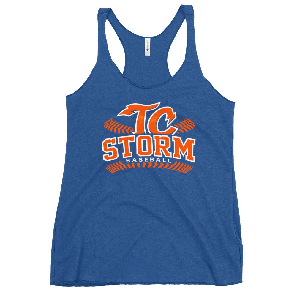 Performance | Thin Racerback Tank Top | TC Storm baseball | TC Seams Logo