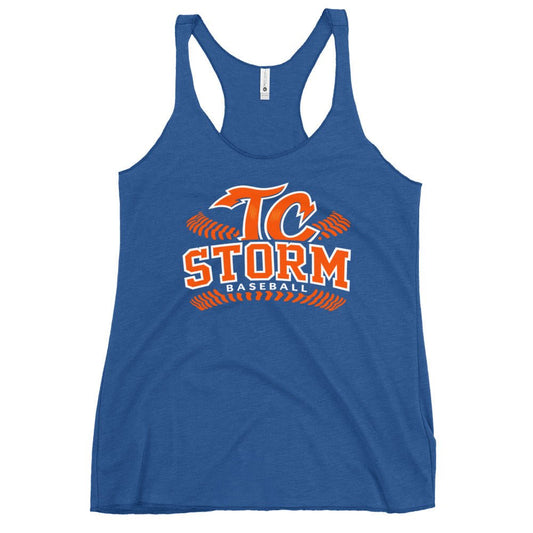 Performance | Thin Racerback Tank Top | TC Storm baseball | TC Seams Logo