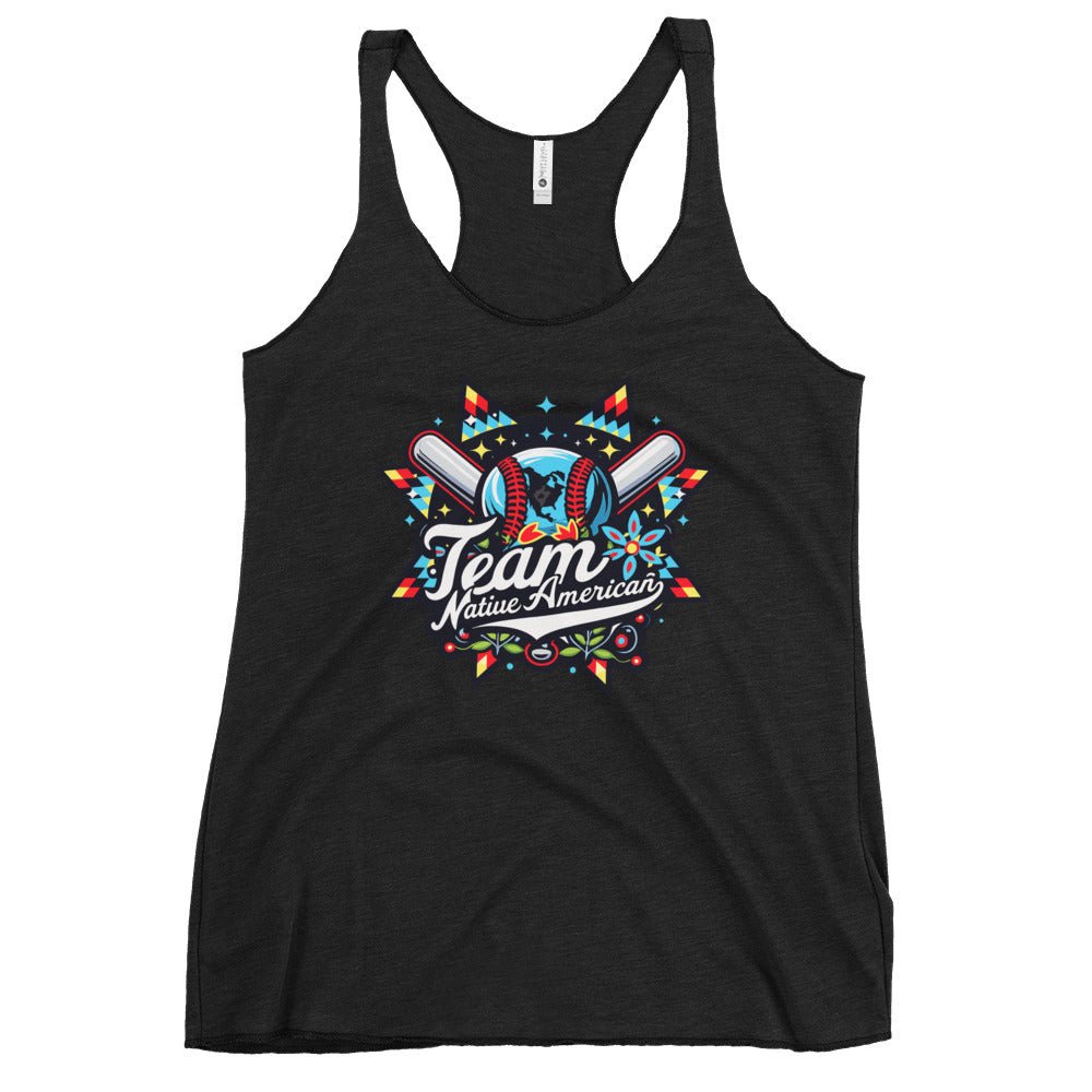 Performance | Thin Racerback Tank Top | Team Native American | Tribal Emblem Logo