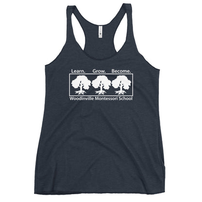 Performance | Thin Racerback Tank Top | TEST WMS Store | White Logo Logo