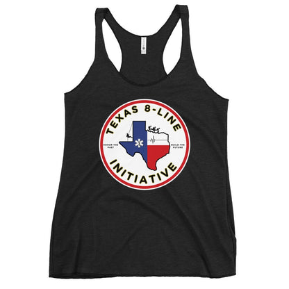 Performance | Thin Racerback Tank Top | Texas 8 - Line Initiative | Badge Logo