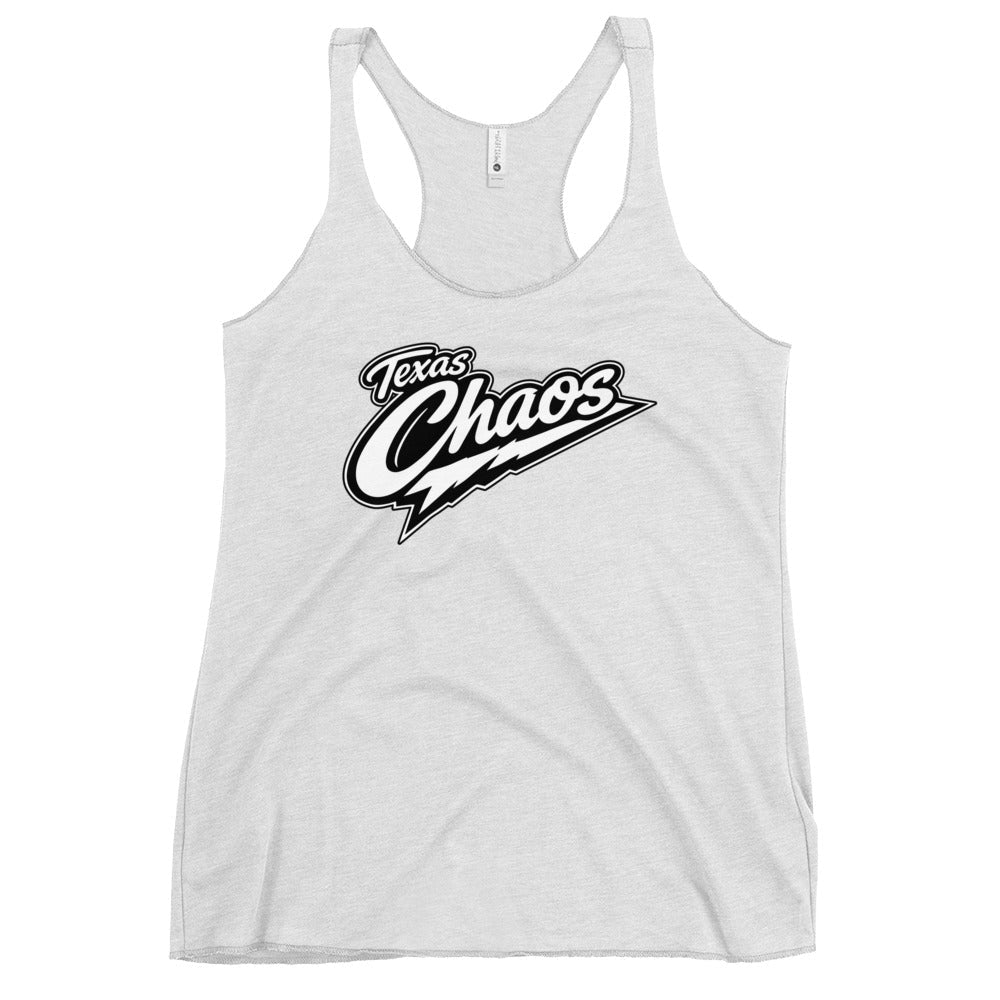 Performance | Thin Racerback Tank Top | Texas Chaos | Emblem Logo