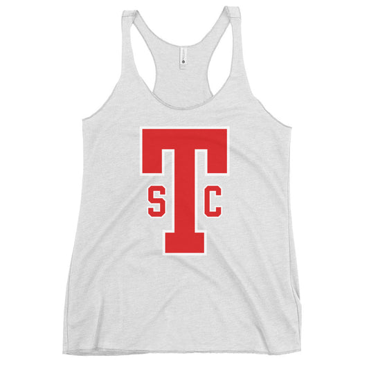 Performance | Thin Racerback Tank Top | Texoma Softball Club | Block T Logo