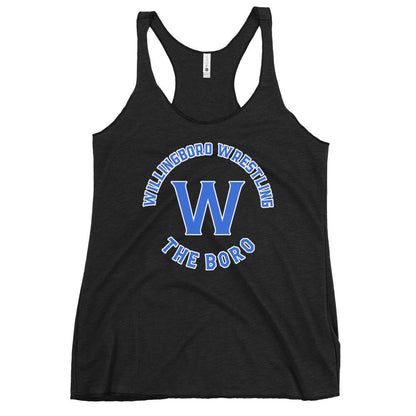 Performance | Thin Racerback Tank Top | The Boro Brand | Script Logo