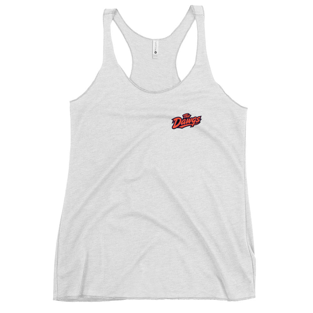 Performance | Thin Racerback Tank Top | The Dawgs | Athletics Logo