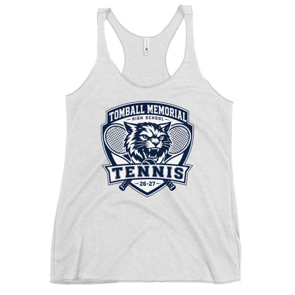 Performance | Thin Racerback Tank Top | TMHS Tennis | Shield Logo