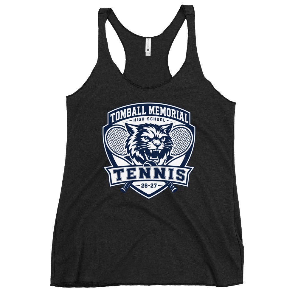 Performance | Thin Racerback Tank Top | TMHS Tennis | Shield Logo