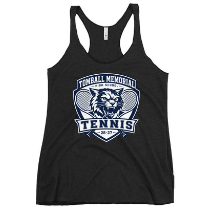 Performance | Thin Racerback Tank Top | TMHS Tennis | Shield Logo