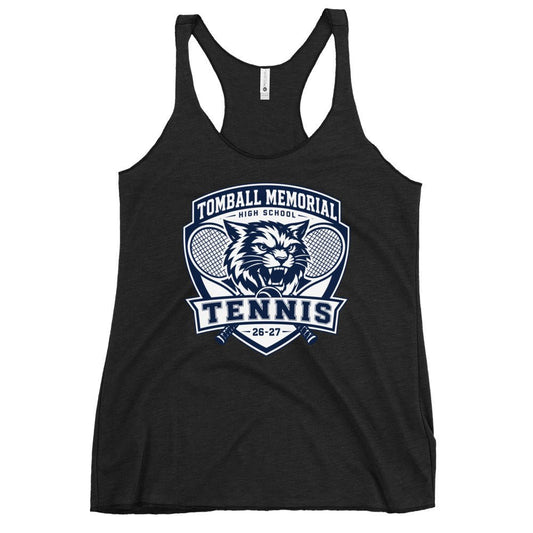 Performance | Thin Racerback Tank Top | TMHS Tennis | Shield Logo