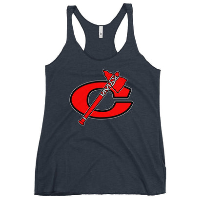 Performance | Thin Racerback Tank Top | Tomahawks | Emblem Logo