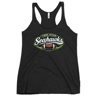 Performance | Thin Racerback Tank Top | Toms River Seahawks | Football Emblem Logo