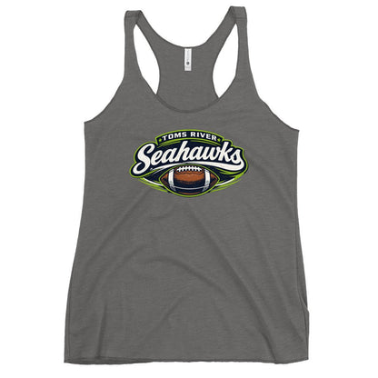 Performance | Thin Racerback Tank Top | Toms River Seahawks | Football Emblem Logo