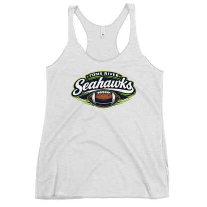 Performance | Thin Racerback Tank Top | Toms River Seahawks | Football Emblem Logo