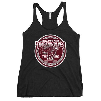 Performance | Thin Racerback Tank Top | Tonawanda High School Track and Field | Throwing Team Logo