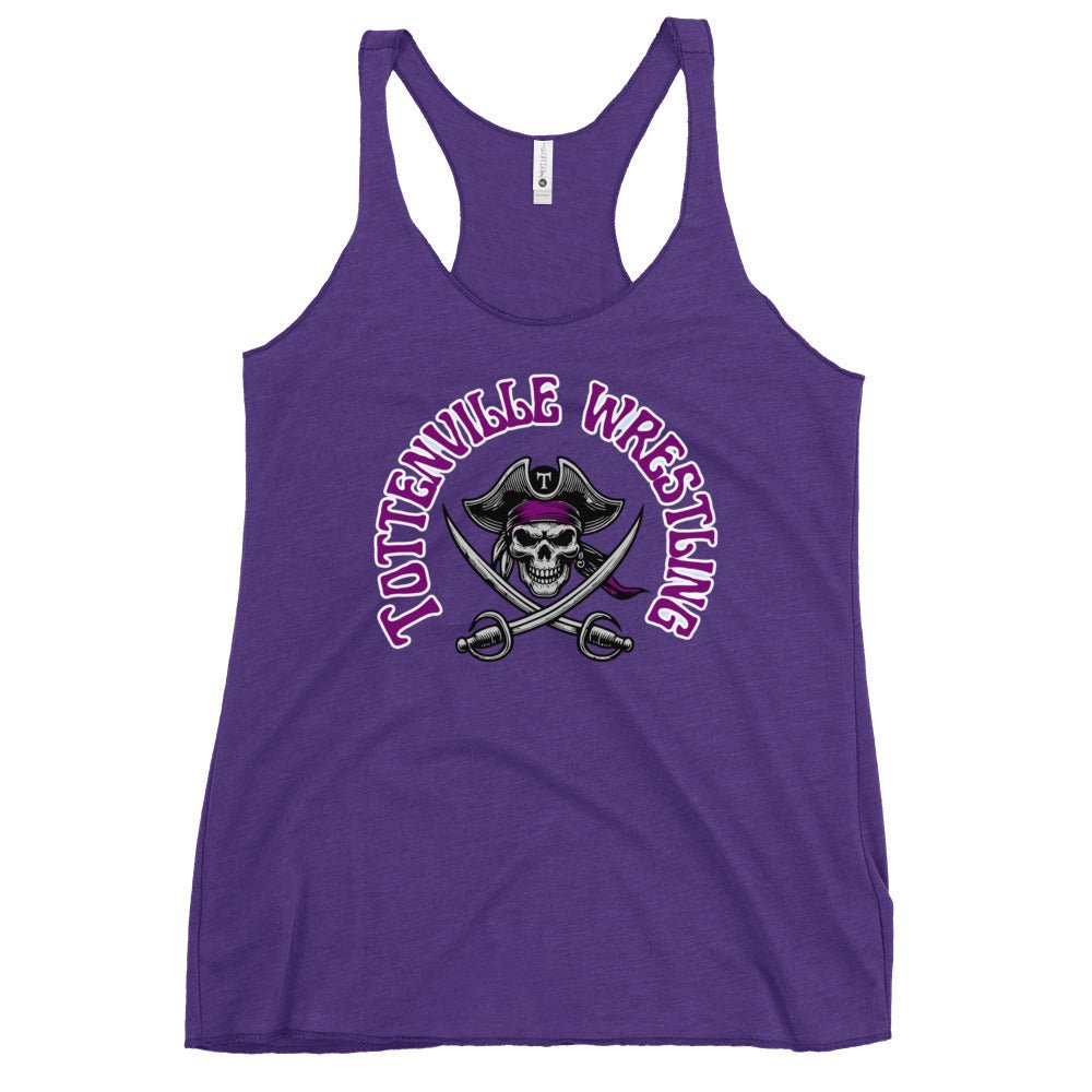 Performance | Thin Racerback Tank Top | Tottenville wrestling club | Crest Logo