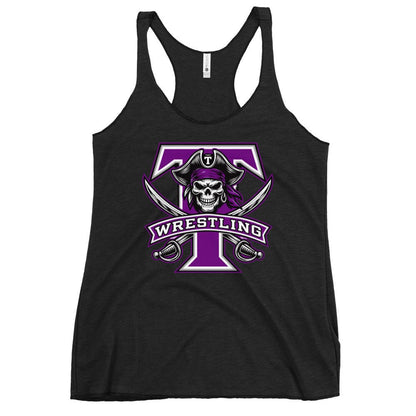 Performance | Thin Racerback Tank Top | Tottenville wrestling club | Emblem Logo