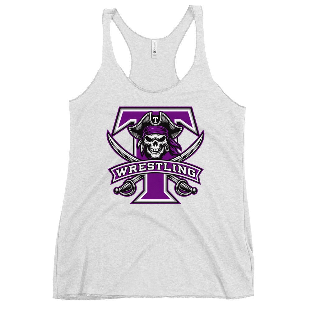 Performance | Thin Racerback Tank Top | Tottenville wrestling club | Emblem Logo