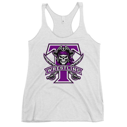 Performance | Thin Racerback Tank Top | Tottenville wrestling club | Emblem Logo