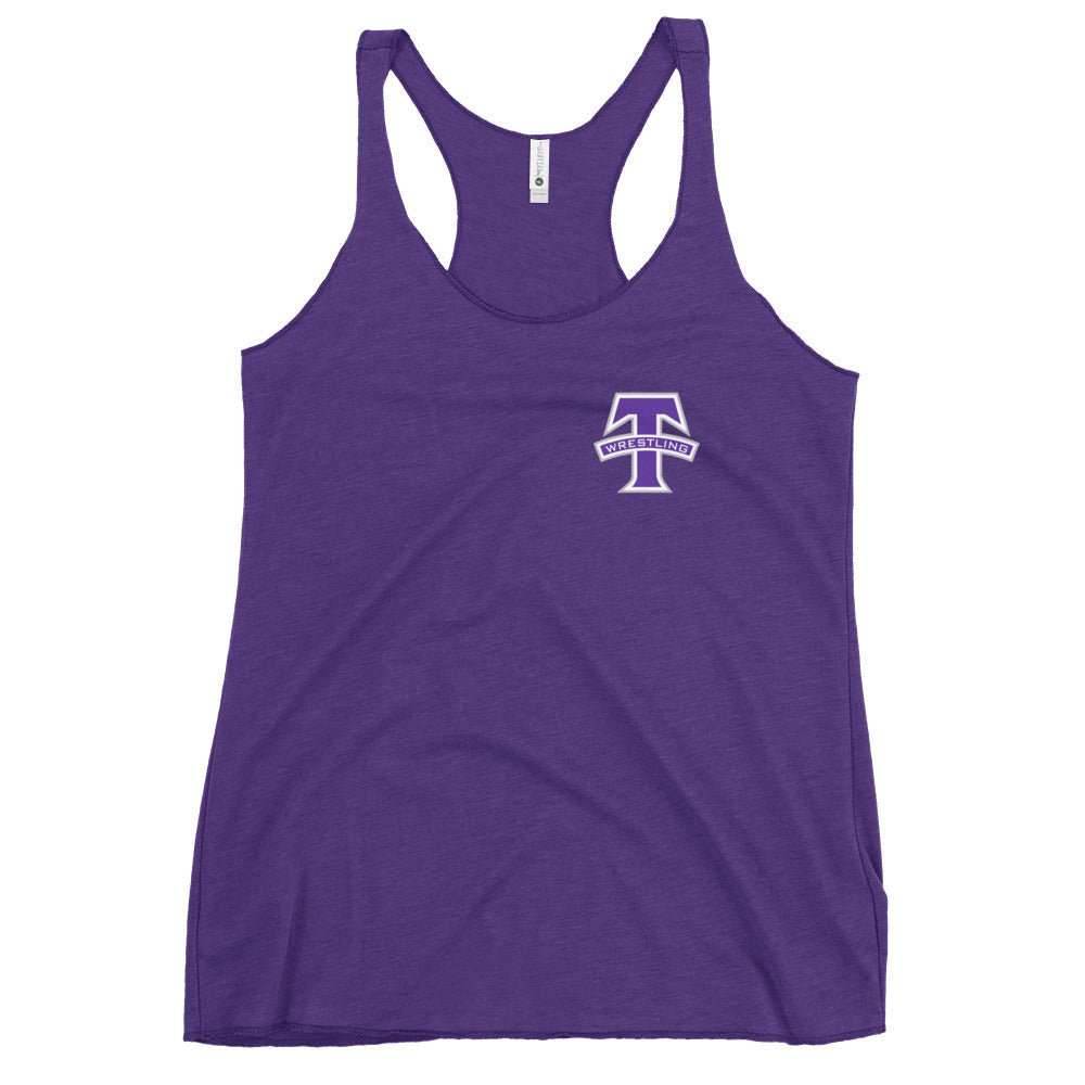 Performance | Thin Racerback Tank Top | Tottenville wrestling club | Lettermark Logo